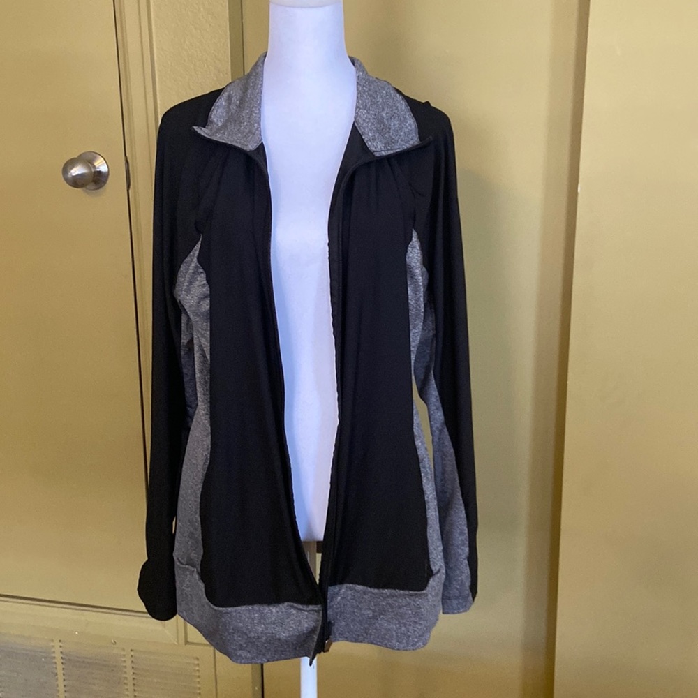 RBX Black/Gray Athletic Jacket - Size L